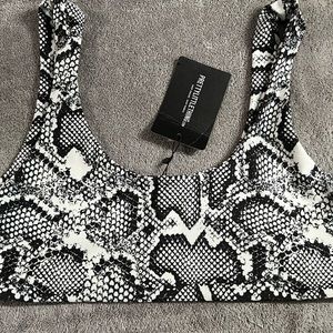 Snake mix, scoop neck tank, NWT, size 12